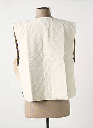 Gilet sans manche coupe cintrée beige IT HIPPIE femme