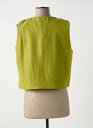 Gilet sans manche coupe cintrée vert MADEMOISELLE YEYE femme