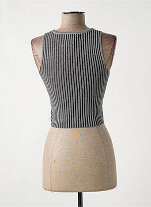 Top stretch sans manche gris IT HIPPIE femme