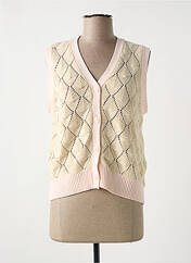 Gilet sans manche beige NUMPH pour femme seconde vue