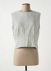 Top blanc MADEMOISELLE YEYE pour femme seconde vue
