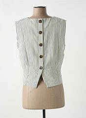 Top blanc MADEMOISELLE YEYE pour femme seconde vue