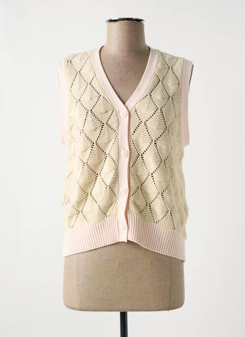 Gilet sans manche beige NUMPH pour femme