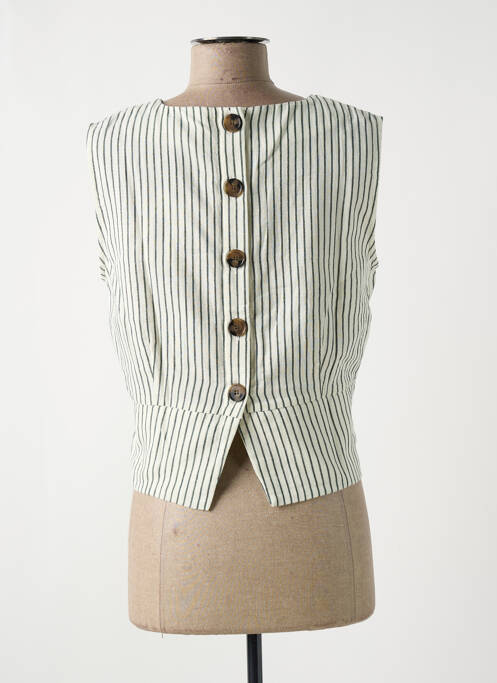 Top blanc MADEMOISELLE YEYE pour femme