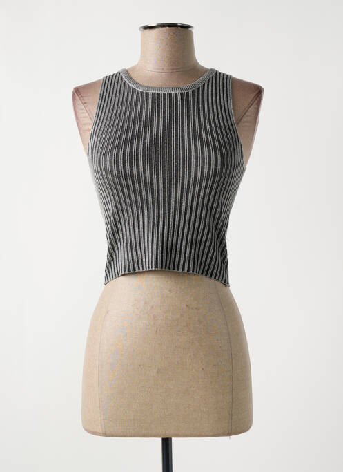 Top gris IT HIPPIE pour femme