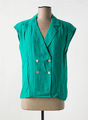 Chemisier manches courtes manches courtes vert KING LOUIE femme