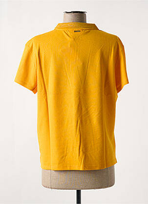 Polo stretch manches courtes jaune LES TROPEZIENNES PAR M.BELARBI femme