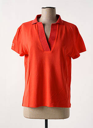 Polo stretch manches courtes orange LES TROPEZIENNES PAR M.BELARBI femme