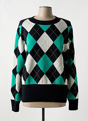 Pull stretch manches longues vert MADEMOISELLE YEYE femme