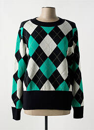 Pull stretch manches longues vert MADEMOISELLE YEYE femme