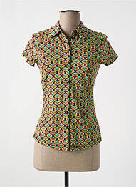 Chemisier manches courtes manches courtes vert KING LOUIE femme