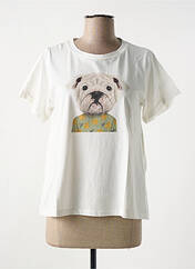 T-shirt beige COMPAÑIA FANTASTICA pour femme seconde vue