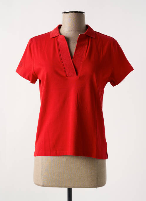 Polo rouge LES TROPEZIENNES PAR M.BELARBI pour femme