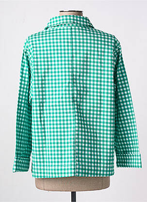 Veste casual coupe droite vert MADEMOISELLE YEYE femme