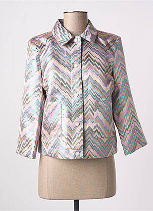 Veste chic fermeture boutonnée sur le devant violet NUMPH femme
