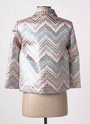 Veste chic fermeture boutonnée sur le devant violet NUMPH femme