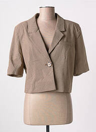 Blazer coupe cintrée marron NUMPH femme