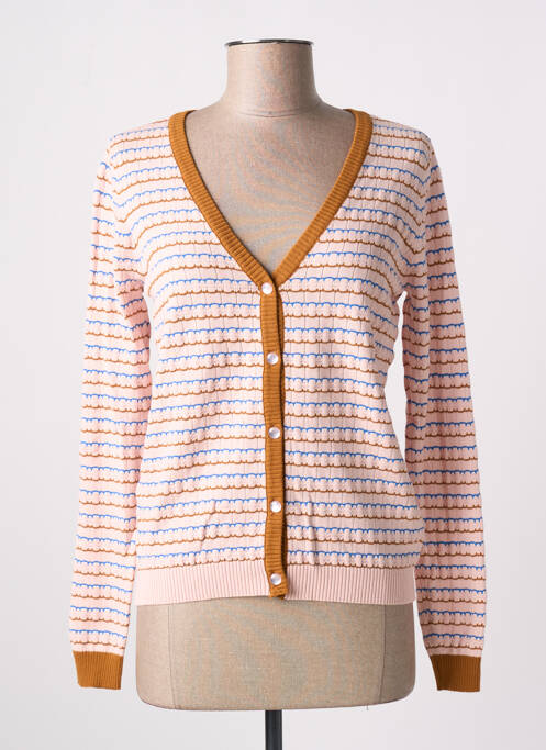 Gilet manches longues rose NUMPH pour femme