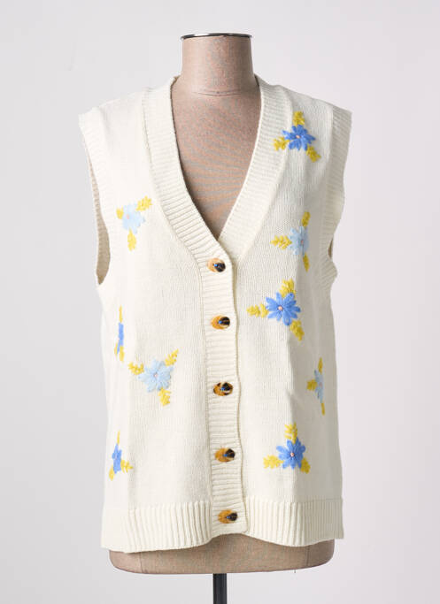 Gilet sans manche beige NUMPH pour femme