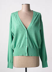 Gilet manches longues vert NUMPH pour femme seconde vue