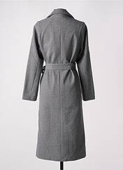 Manteau long gris LOSAN pour femme seconde vue