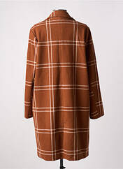 Manteau long marron LOSAN pour femme seconde vue