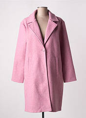 Manteau long rose LOSAN pour femme seconde vue