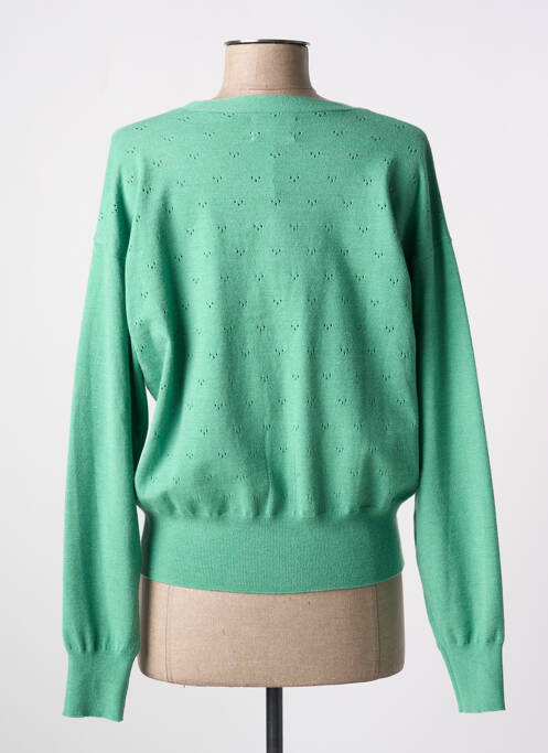 Gilet manches longues vert NUMPH pour femme