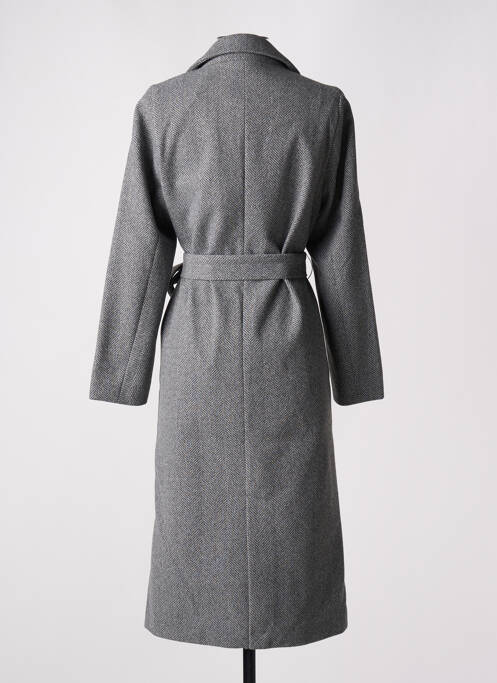 Manteau long gris LOSAN pour femme