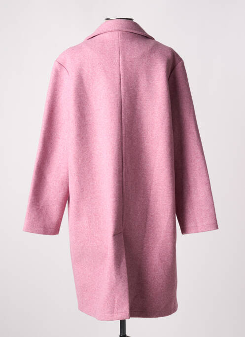 Manteau long rose LOSAN pour femme