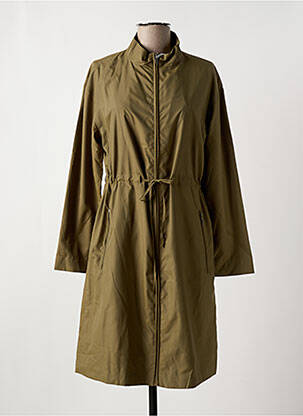 Imperméable poches sans capuche vert LOSAN femme