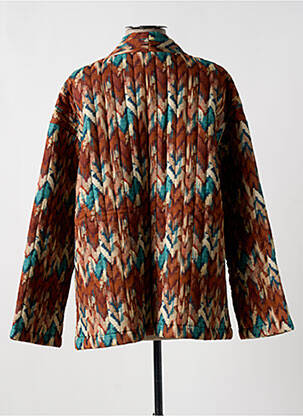 Veste kimono col v marron IT HIPPIE femme