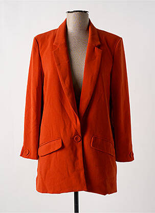 Blazer poignets boutonnés orange ANDY & LUCY femme
