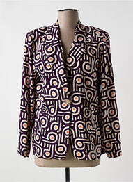 Blazer poches violet COMPAÑIA FANTASTICA femme
