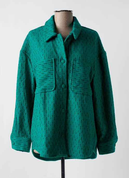 Veste casual vert CHERRY PARIS pour femme