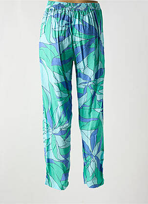 Pantalon droit taille élastique bleu TERRACOTTA femme