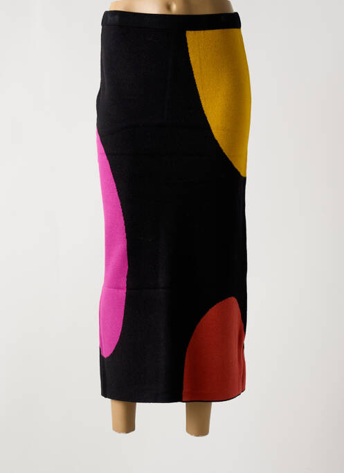 Jupe mi-longue noir COMPAÑIA FANTASTICA pour femme