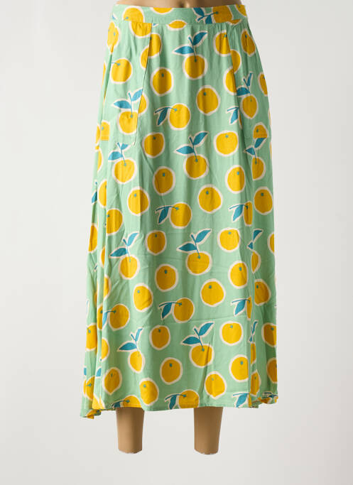 Jupe mi-longue vert COMPAÑIA FANTASTICA pour femme