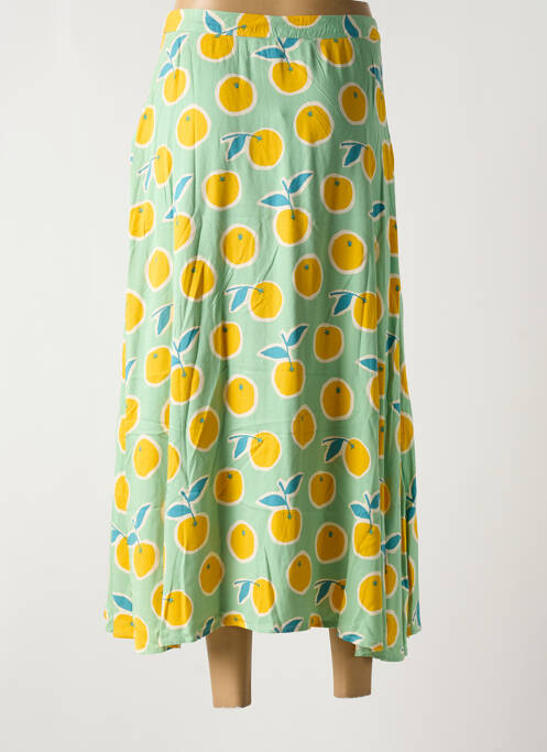 Jupe mi-longue vert COMPAÑIA FANTASTICA pour femme