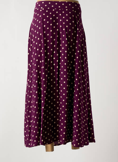 Jupe mi-longue violet KING LOUIE femme