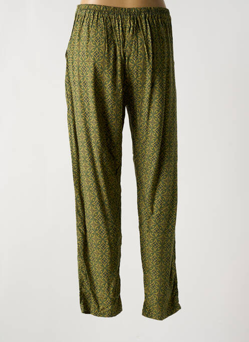 Pantalon droit vert TERRACOTTA pour femme