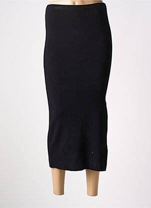 Jupe longue taille normale noir LOSAN femme