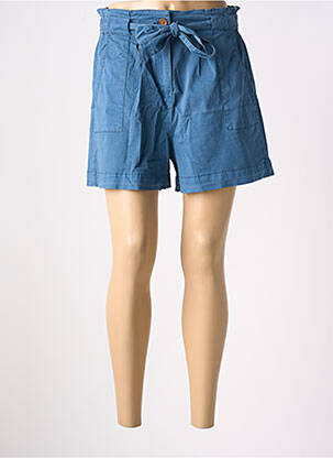 Short fermeture zippée sous rabat boutonné taille normale bleu PROTEST femme