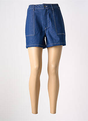Short tissage denim taille normale bleu NUMPH femme