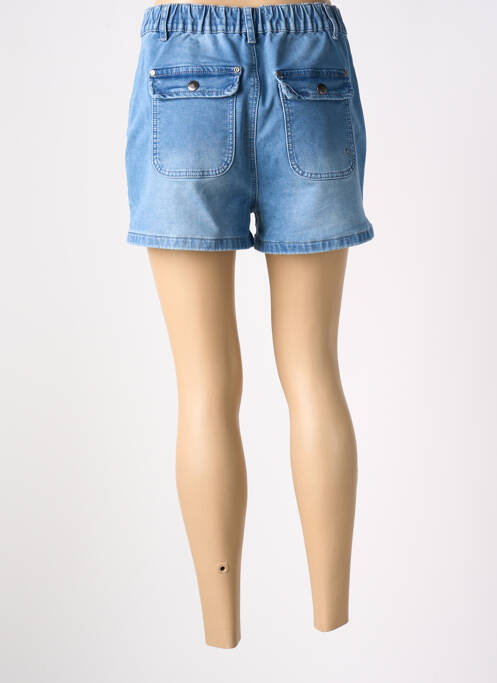 Short tissage denim taille normale bleu WAXX femme