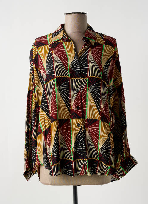 Chemise manches longues rouge HOD pour homme