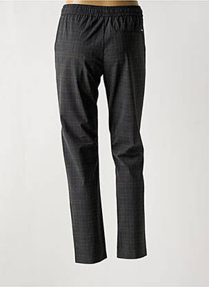 Pantalon chino tissage popeline taille normale gris IKKS femme