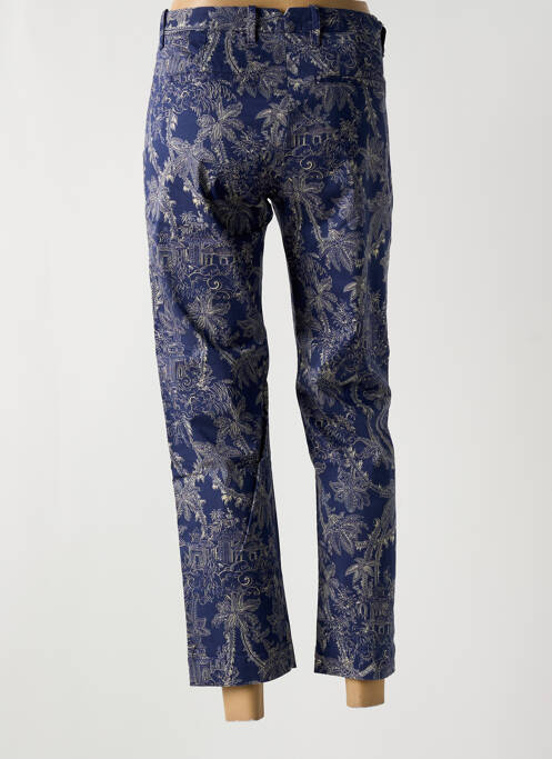Pantalon chino tissage popeline taille normale bleu FIVE femme