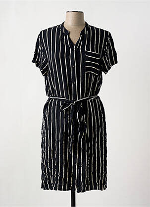 Robe courte manches courtes manches courtes noir OBJECT femme