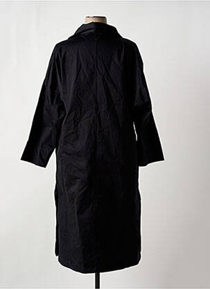 Trench tissage popeline sans capuche noir YUGEN femme